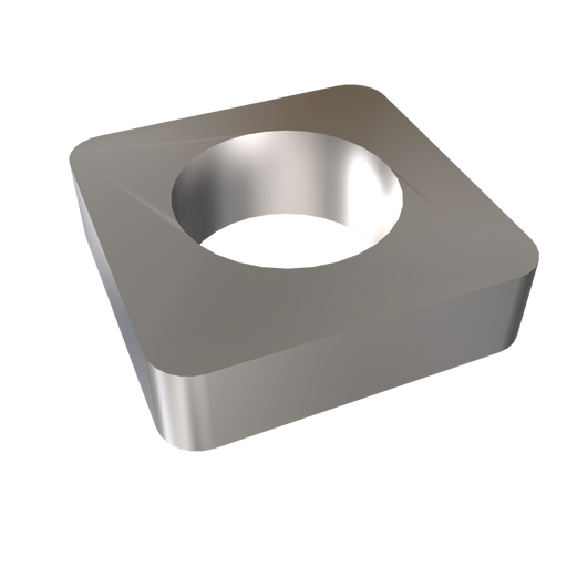 Amba Products Accessory AE-10S-B 10mm Square Spacer Qty of 2 for Quadro or Vega Collections - 0.375 x 1.5 x 1.5 in. - Brushed Finish
