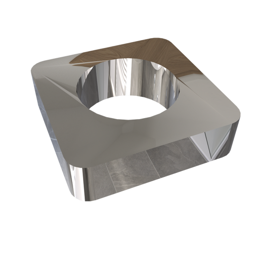 Amba Products Accessory AE-10S-P 10mm Square Spacer Qty of 2 for Quadro or Vega Collections - 0.375 x 1.5 x 1.5 in. - Polished Finish