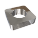 Amba Products Accessory AE-10S-P 10mm Square Spacer Qty of 2 for Quadro or Vega Collections - 0.375 x 1.5 x 1.5 in. - Polished Finish