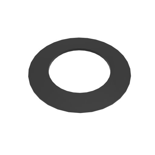 Amba Products Accessory AE-1R-MB 1mm Round Spacer Qty of 2 for Antus or Sirio Collections - 0.04 x 1.5 x 1.5 in. - Matte Black Finish