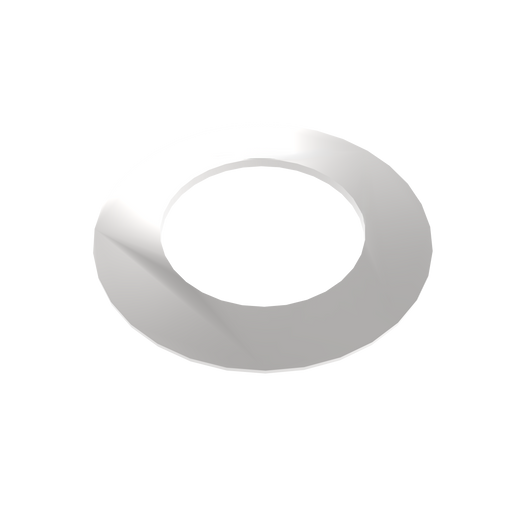 Amba Products Accessory AE-1R-P 1mm Round Spacer Qty of 2 for Antus or Sirio Collections - 0.04 x 1.5 x 1.5 in. - Polished Finish