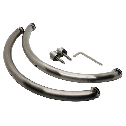 Amba Products Accessory ASO-BP33-B Solo Bracket Pack for SAFS-33 - 1 x 15 x 5 in. - Brushed Stainless Finish