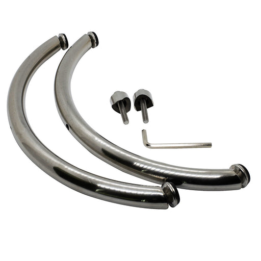 Amba Products Accessory ASO-BP33-P Solo Bracket Pack for SAFS-33 - 1 x 15 x 5 in. - Polished Finish