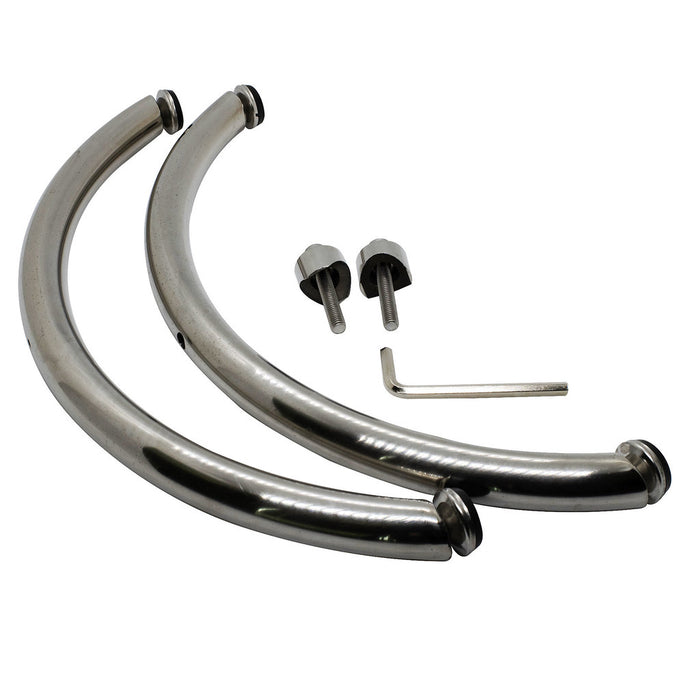 Amba Products Accessory ASO-BP33-P Solo Bracket Pack for SAFS-33 - 1 x 15 x 5 in. - Polished Finish