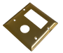Amba Products Controller AJ-DGP-BB Jeeves Double Gang Plate - 0.5 x 4.5 x 4.5 in. - Brushed Bronze