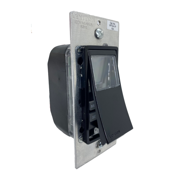 Amba Products Controller ATW-T24-BL Hardwired Timer Color Change Kit - NA x 1.25 x 2.5 in. - FACE PLATE ONLY in Black Finish