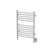 Amba Products ECW Jeeves Model E Curved 12-Bar Hardwired Towel Warmer - 6.5 x 21.25 x 31.75 in. - White Finish
