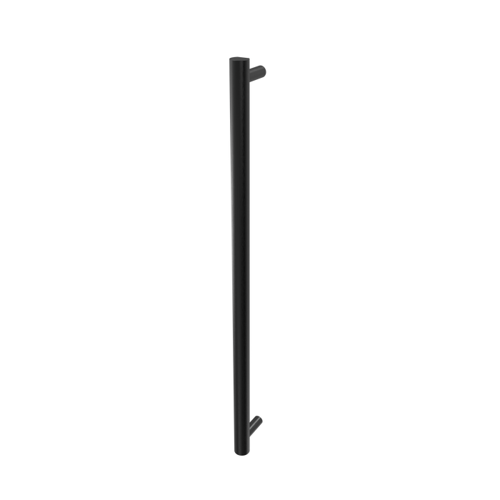 Amba Products i40RO.PBB Modello i Round 40-Inch Hardwired Single Bar Towel Warmer - 4.125 x 39.375 x 1.625 in. - PVD Brushed Black Finish