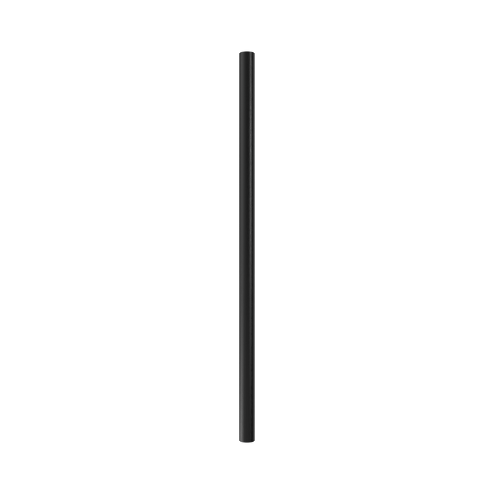 Amba Products i40RO.PBB Modello i Round 40-Inch Hardwired Single Bar Towel Warmer - 4.125 x 39.375 x 1.625 in. - PVD Brushed Black Finish