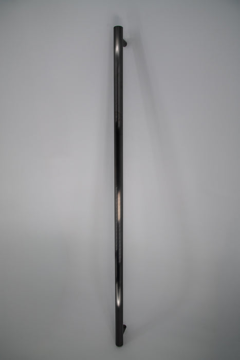 Amba Products i59RO.PBB Modello i Round 59-Inch Hardwired Single Bar Towel Warmer - 4.125 x 59 x 1.625 in. - PVD Brushed Black Finish
