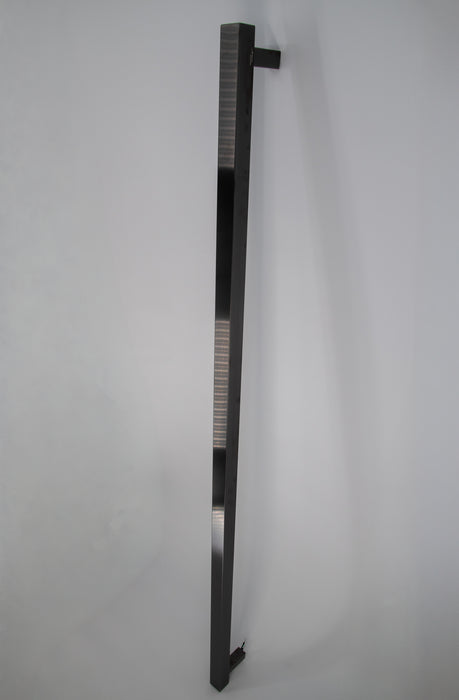 Amba Products i59SQ.PBB Modello i Square 59-Inch Hardwired Single Bar Towel Warmer - 4.25 x 59 x 1.5 in. - PVD Brushed Black Finish