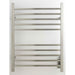Amba Products RSWH-B Radiant 10-Bar Square Hardwired + Plug-in Combo Towel Warmer - 4.75 x 24.5 x 31.5 in. - Brushed Finish