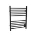 Amba Products RSWH-MB Radiant 10-Bar Square Hardwired Plug-in Combo Towel Warmer - 4.75 x 24.5 x 31.5 in. - Matte Black Finish