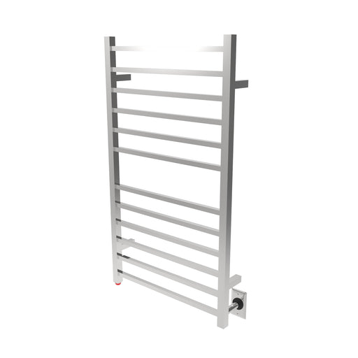 Amba Products RSWHL-P Radiant 12-Bar Large Square Hardwired Plug-in Combo Towel Warmer - 4.75 x 24.5 x 41.75 in. - Polished Finish