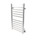Amba Products RSWHL-P Radiant 12-Bar Large Square Hardwired Plug-in Combo Towel Warmer - 4.75 x 24.5 x 41.75 in. - Polished Finish
