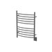 Amba Products RWH-CB Radiant Curved 10-Bar Hardwired Plug-in Combo Towel Warmer - 5.75 x 24.5 x 31.875 in. - Brushed Finish