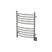 Amba Products RWH-CP Radiant Curved 10-Bar Hardwired Plug-in Combo Towel Warmer - 5.75 x 24.5 x 31.875 in. - Polished Finish