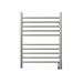 Amba Products RWH-SB Radiant Straight 10-Bar Hardwired Plug-in Combo Towel Warmer - 4.75 x 24.5 x 31.875 in. - Brushed Finish