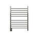 Amba Products RWH-SP-LEFT Radiant Straight 10-Bar Hardwired + Plug-in Combo (Left Side) Towel Warmer - 4.75 x 24.5 x 31.875 in. - Polished Finish