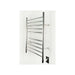 Amba Products RWH-SP Radiant Straight 10-Bar Hardwired + Plug-in Combo Towel Warmer - 4.75 x 24.5 x 31.875 in. - Polished Finish