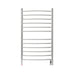 Amba Products RWHL-CP Radiant Curved 12-Bar Large Hardwired Plug-in Combo Towel Warmer - 5.75 x 24.5 x 41.75 in. - Polished Finish