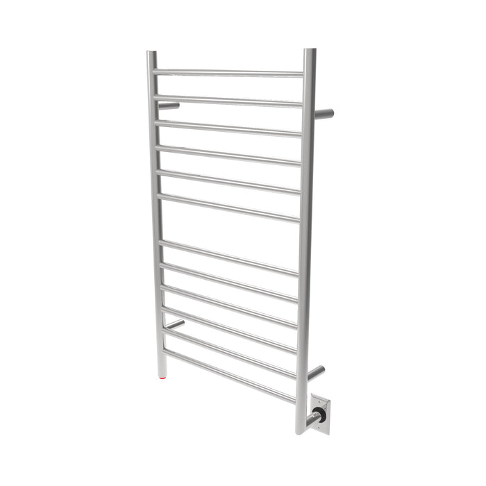Amba Products RWHL-SP Radiant Straight 12-Bar Large Hardwired Plug-in Combo Towel Warmer - 4.75 x 24.5 x 41.75 in. - Polished Finish