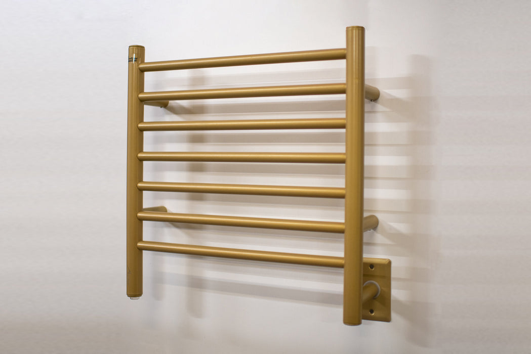 Amba Products RWHS-SPG Radiant 7-Bar Small Hardwired Plug-in Combo Towel Warmer - 4.75 x 20.5 x 20.125 in. - Polished Gold Finish