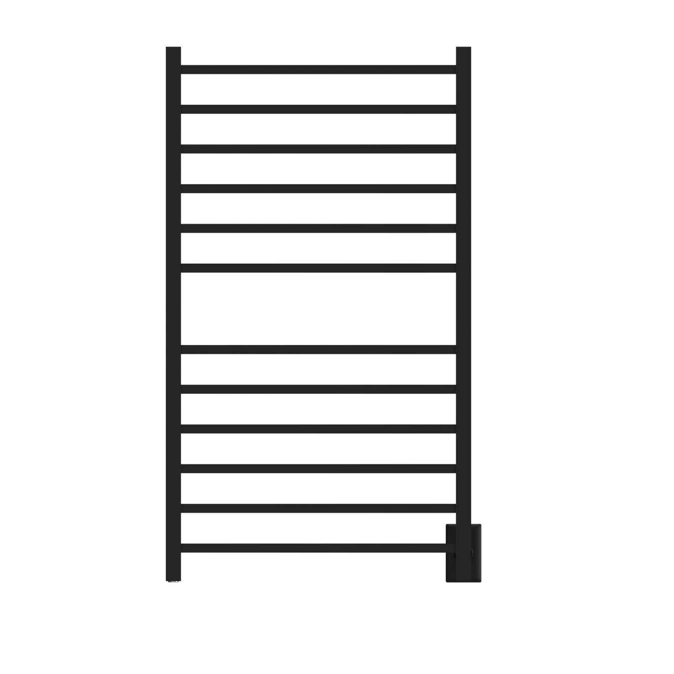 Amba Products Radiant Collection Large Square Hardwired + Plug-In Combo Towel Warmers