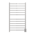 Amba Products RSWHL-P Radiant 12-Bar Large Square Hardwired + Plug-in Combo Towel Warmer - 4.75 x 24.5 x 41.75 in. - Polished Finish