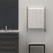 Amba Products RWH-SB Radiant Straight 10-Bar Hardwired + Plug-in Combo Towel Warmer - 4.75 x 24.5 x 31.875 in. - Brushed Finish