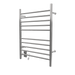 Amba Products RWH-SP-LEFT Radiant Straight 10-Bar Hardwired + Plug-in Combo (Left Side) Towel Warmer - 4.75 x 24.5 x 31.875 in. - Polished Finish