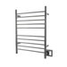Amba Products RWH-SP Radiant Straight 10-Bar Hardwired + Plug-in Combo Towel Warmer - 4.75 x 24.5 x 31.875 in. - Polished Finish
