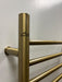 Amba Products RWHL-SBB Radiant Straight 12-Bar Large Hardwired + Plug-in Combo Towel Warmer - 4.75 x 24.5 x 41.75 in. - Brushed Bronze Finish