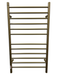 Amba Products RWHL-SBB Radiant Straight 12-Bar Large Hardwired + Plug-in Combo Towel Warmer - 4.75 x 24.5 x 41.75 in. - Brushed Bronze Finish