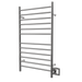 Amba Products RWHL-SP Radiant Straight 12-Bar Large Hardwired + Plug-in Combo Towel Warmer - 4.75 x 24.5 x 41.75 in. - Polished Finish