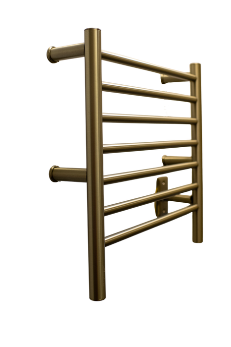 Amba Products RWHS-SBB Radiant 7-Bar Small Hardwired + Plug-in Combo Towel Warmer - 4.75 x 20.5 x 20.125 in. - Brushed Bronze