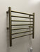 Amba Products RWHS-SBB Radiant 7-Bar Small Hardwired + Plug-in Combo Towel Warmer - 4.75 x 20.5 x 20.125 in. - Brushed Bronze