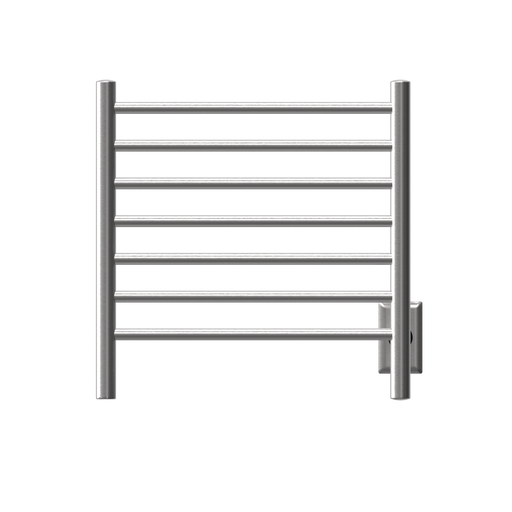 Amba Products RWHS-SB Radiant 7-Bar Small Hardwired + Plug-in Combo Towel Warmer - 4.75 x 20.5 x 20.125 in. - Brushed Finish