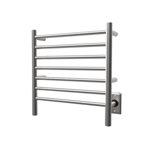 Amba Products RWHS-SB Radiant 7-Bar Small Hardwired + Plug-in Combo Towel Warmer - 4.75 x 20.5 x 20.125 in. - Brushed Finish