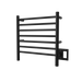 Amba Products RWHS-SMB Radiant 7-Bar Small Hardwired + Plug-in Combo Towel Warmer - 4.75 x 20.5 x 20.125 in. - Matte Black Finish