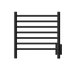 Amba Products RWHS-SMB Radiant 7-Bar Small Hardwired + Plug-in Combo Towel Warmer - 4.75 x 20.5 x 20.125 in. - Matte Black Finish