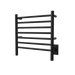 Amba Products RWHS-SMB Radiant 7-Bar Small Hardwired + Plug-in Combo Towel Warmer - 4.75 x 20.5 x 20.125 in. - Matte Black Finish