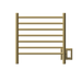 Amba Products RWHS-SPG Radiant 7-Bar Small Hardwired + Plug-in Combo Towel Warmer - 4.75 x 20.5 x 20.125 in. - Polished Gold Finish