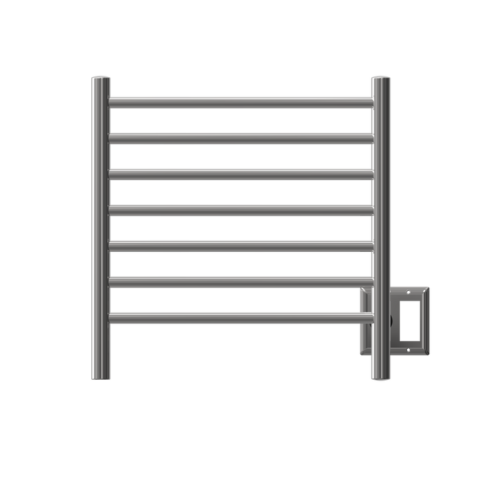 Amba Products RWHS-SP Radiant 7-Bar Small Hardwired + Plug-in Combo Towel Warmer - 4.75 x 20.5 x 20.125 in. - Polished Finish