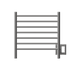Amba Products RWHS-SP Radiant 7-Bar Small Hardwired + Plug-in Combo Towel Warmer - 4.75 x 20.5 x 20.125 in. - Polished Finish
