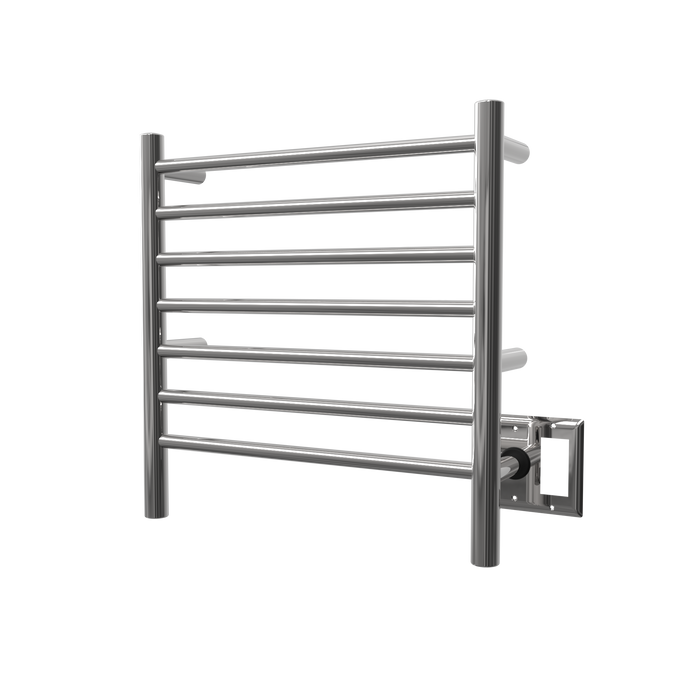Amba Products RWHS-SP Radiant 7-Bar Small Hardwired + Plug-in Combo Towel Warmer - 4.75 x 20.5 x 20.125 in. - Polished Finish