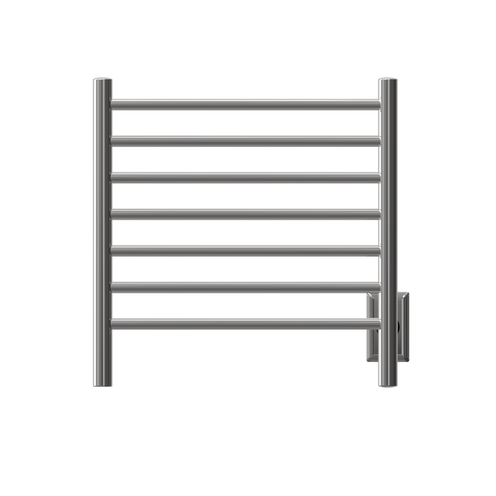 Amba Products RWHS-SP Radiant 7-Bar Small Hardwired + Plug-in Combo Towel Warmer - 4.75 x 20.5 x 20.125 in. - Polished Finish
