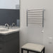 Amba Products RWHS-SP Radiant 7-Bar Small Hardwired + Plug-in Combo Towel Warmer - 4.75 x 20.5 x 20.125 in. - Polished Finish