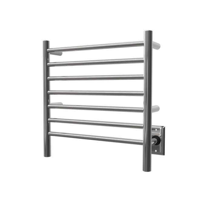Amba Products RWHS-SP Radiant 7-Bar Small Hardwired + Plug-in Combo Towel Warmer - 4.75 x 20.5 x 20.125 in. - Polished Finish