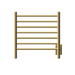 Amba Products RWHS-SSB Radiant 7-Bar Small Hardwired + Plug-in Combo Towel Warmer - 4.75 x 20.5 x 20.125 in. - Satin Brass Finish